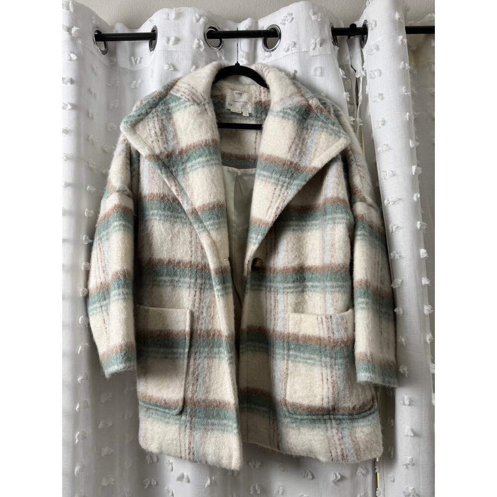 Anthropologie Elsa Plaid Coat View 3